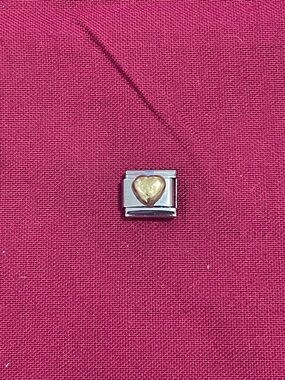 Vintage Gold Heart DynaFlex Italian Charm
